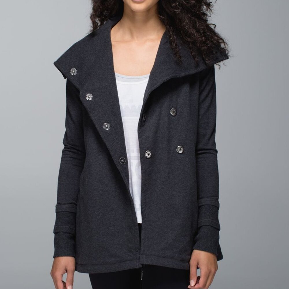 Lululemon Gratitude Wrap women's 8 heather black
